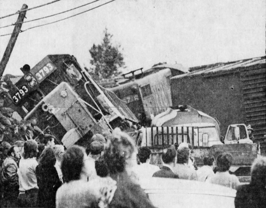 C&O Trains Collide in Dearborn